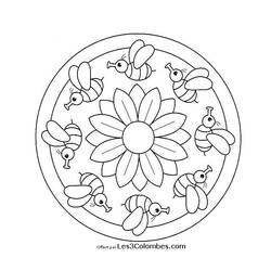 Dibujo para colorear: Mandalas para niños (Mandalas) #124106 - Dibujos para Colorear e Imprimir Gratis
