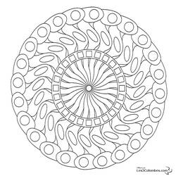 Dibujo para colorear: Mandalas para niños (Mandalas) #124113 - Dibujos para Colorear e Imprimir Gratis