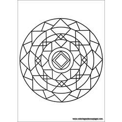 Dibujo para colorear: Mandalas para niños (Mandalas) #124194 - Dibujos para Colorear e Imprimir Gratis