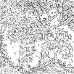 Dibujo para colorear: Bosque (Naturaleza) #157073 - Dibujos para Colorear e Imprimir Gratis