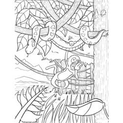 Dibujo para colorear: Bosque (Naturaleza) #157105 - Dibujos para Colorear e Imprimir Gratis