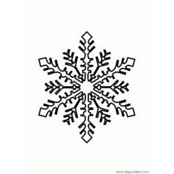 Dibujo para colorear: Copo de nieve (Naturaleza) #160461 - Dibujos para Colorear e Imprimir Gratis