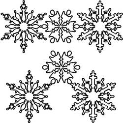 Dibujo para colorear: Copo de nieve (Naturaleza) #160475 - Dibujos para Colorear e Imprimir Gratis