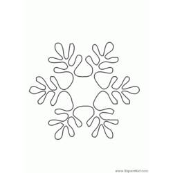 Dibujo para colorear: Copo de nieve (Naturaleza) #160480 - Dibujos para Colorear e Imprimir Gratis
