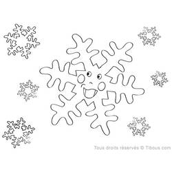 Dibujo para colorear: Copo de nieve (Naturaleza) #160485 - Dibujos para Colorear e Imprimir Gratis