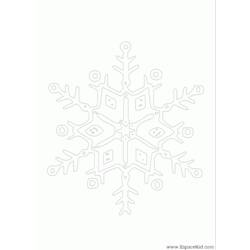 Dibujo para colorear: Copo de nieve (Naturaleza) #160491 - Dibujos para Colorear e Imprimir Gratis