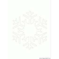 Dibujo para colorear: Copo de nieve (Naturaleza) #160502 - Dibujos para Colorear e Imprimir Gratis