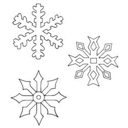 Dibujo para colorear: Copo de nieve (Naturaleza) #160503 - Dibujos para Colorear e Imprimir Gratis