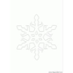 Dibujo para colorear: Copo de nieve (Naturaleza) #160504 - Dibujos para Colorear e Imprimir Gratis