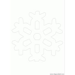 Dibujo para colorear: Copo de nieve (Naturaleza) #160507 - Dibujos para Colorear e Imprimir Gratis