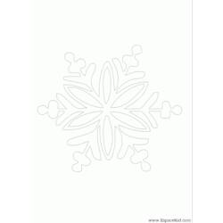 Dibujo para colorear: Copo de nieve (Naturaleza) #160509 - Dibujos para Colorear e Imprimir Gratis