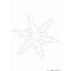 Dibujo para colorear: Copo de nieve (Naturaleza) #160520 - Dibujos para Colorear e Imprimir Gratis