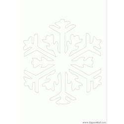 Dibujo para colorear: Copo de nieve (Naturaleza) #160525 - Dibujos para Colorear e Imprimir Gratis