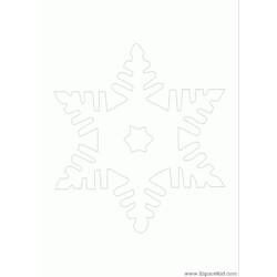 Dibujo para colorear: Copo de nieve (Naturaleza) #160528 - Dibujos para Colorear e Imprimir Gratis