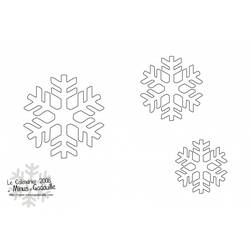Dibujo para colorear: Copo de nieve (Naturaleza) #160534 - Dibujos para Colorear e Imprimir Gratis