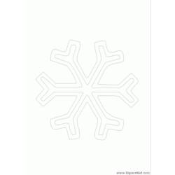 Dibujo para colorear: Copo de nieve (Naturaleza) #160537 - Dibujos para Colorear e Imprimir Gratis