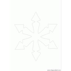 Dibujo para colorear: Copo de nieve (Naturaleza) #160557 - Dibujos para Colorear e Imprimir Gratis