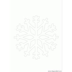 Dibujo para colorear: Copo de nieve (Naturaleza) #160560 - Dibujos para Colorear e Imprimir Gratis