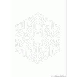 Dibujo para colorear: Copo de nieve (Naturaleza) #160563 - Dibujos para Colorear e Imprimir Gratis