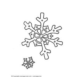 Dibujo para colorear: Copo de nieve (Naturaleza) #160591 - Dibujos para Colorear e Imprimir Gratis