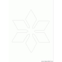 Dibujo para colorear: Copo de nieve (Naturaleza) #160604 - Dibujos para Colorear e Imprimir Gratis