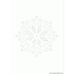 Dibujo para colorear: Copo de nieve (Naturaleza) #160625 - Dibujos para Colorear e Imprimir Gratis