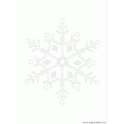 Dibujo para colorear: Copo de nieve (Naturaleza) #160627 - Dibujos para Colorear e Imprimir Gratis