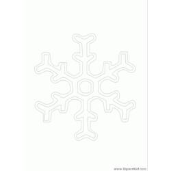 Dibujo para colorear: Copo de nieve (Naturaleza) #160630 - Dibujos para Colorear e Imprimir Gratis