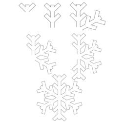 Dibujo para colorear: Copo de nieve (Naturaleza) #160656 - Dibujos para Colorear e Imprimir Gratis
