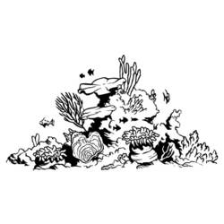 Dibujo para colorear: Coral (Naturaleza) #162981 - Dibujos para Colorear e Imprimir Gratis