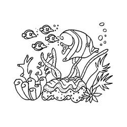 Dibujo para colorear: Coral (Naturaleza) #162991 - Dibujos para Colorear e Imprimir Gratis