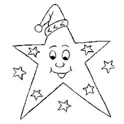Dibujo para colorear: Estrella (Naturaleza) #155871 - Dibujos para Colorear e Imprimir Gratis