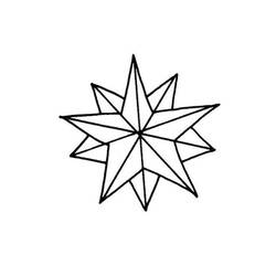 Dibujo para colorear: Estrella (Naturaleza) #155874 - Dibujos para Colorear e Imprimir Gratis