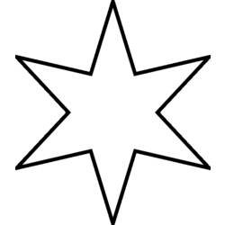 Dibujo para colorear: Estrella (Naturaleza) #155879 - Dibujos para Colorear e Imprimir Gratis