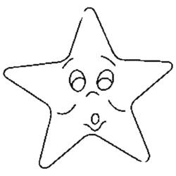 Dibujo para colorear: Estrella (Naturaleza) #155891 - Dibujos para Colorear e Imprimir Gratis