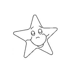Dibujo para colorear: Estrella (Naturaleza) #155895 - Dibujos para Colorear e Imprimir Gratis