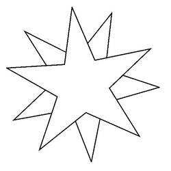Dibujo para colorear: Estrella (Naturaleza) #155896 - Dibujos para Colorear e Imprimir Gratis
