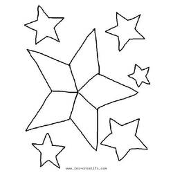Dibujo para colorear: Estrella (Naturaleza) #155934 - Dibujos para Colorear e Imprimir Gratis