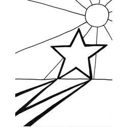 Dibujo para colorear: Estrella (Naturaleza) #156080 - Dibujos para Colorear e Imprimir Gratis