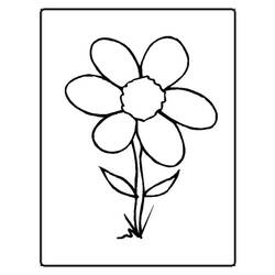 Dibujo para colorear: Flores (Naturaleza) #155047 - Dibujos para Colorear e Imprimir Gratis