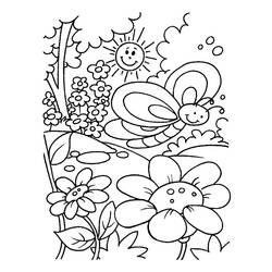 Dibujo para colorear: Flores (Naturaleza) #155049 - Dibujos para Colorear e Imprimir Gratis