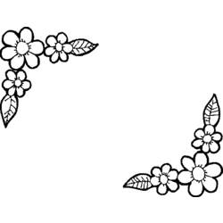 Dibujo para colorear: Flores (Naturaleza) #155111 - Dibujos para Colorear e Imprimir Gratis