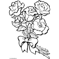 Dibujo para colorear: Flores (Naturaleza) #155230 - Dibujos para Colorear e Imprimir Gratis