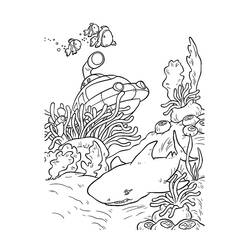 Dibujo para colorear: Fondo del mar (Naturaleza) #160234 - Dibujos para Colorear e Imprimir Gratis