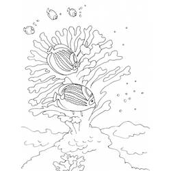 Dibujo para colorear: Fondo del mar (Naturaleza) #160248 - Dibujos para Colorear e Imprimir Gratis