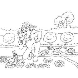 Dibujo para colorear: Jardín (Naturaleza) #166325 - Dibujos para Colorear e Imprimir Gratis