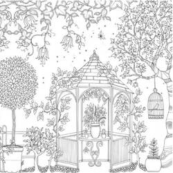 Dibujo para colorear: Jardín (Naturaleza) #166445 - Dibujos para Colorear e Imprimir Gratis