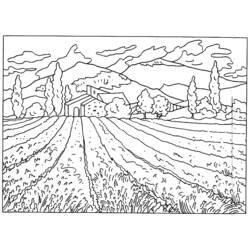 Dibujo para colorear: Montaña (Naturaleza) #156688 - Dibujos para Colorear e Imprimir Gratis