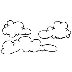Dibujo para colorear: Nube (Naturaleza) #157323 - Dibujos para Colorear e Imprimir Gratis