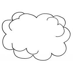 Dibujo para colorear: Nube (Naturaleza) #157333 - Dibujos para Colorear e Imprimir Gratis
